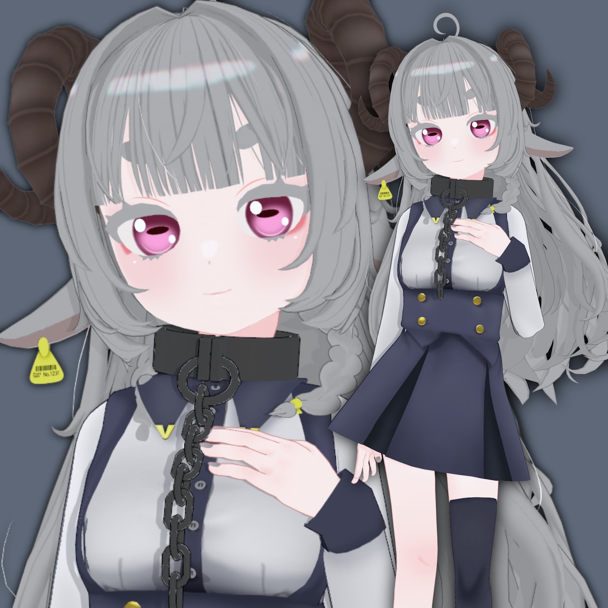フルスクラッチ3Dモデルの制作いたします バーチャルYouTuber活動でのご利用に イメージ2