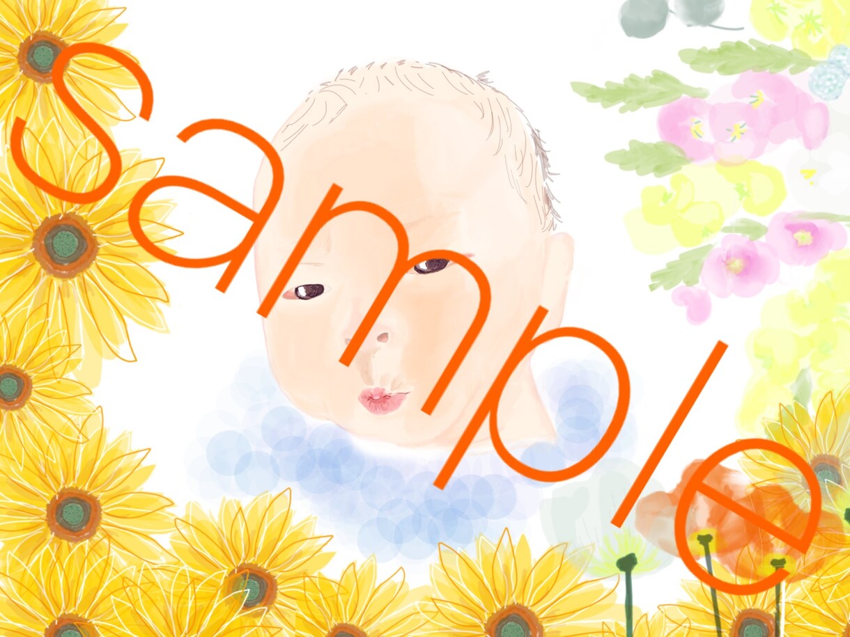 アニバーサリーイラスト描きます お子さん、カップルの大切な瞬間のイラストを提供致します！ イメージ1