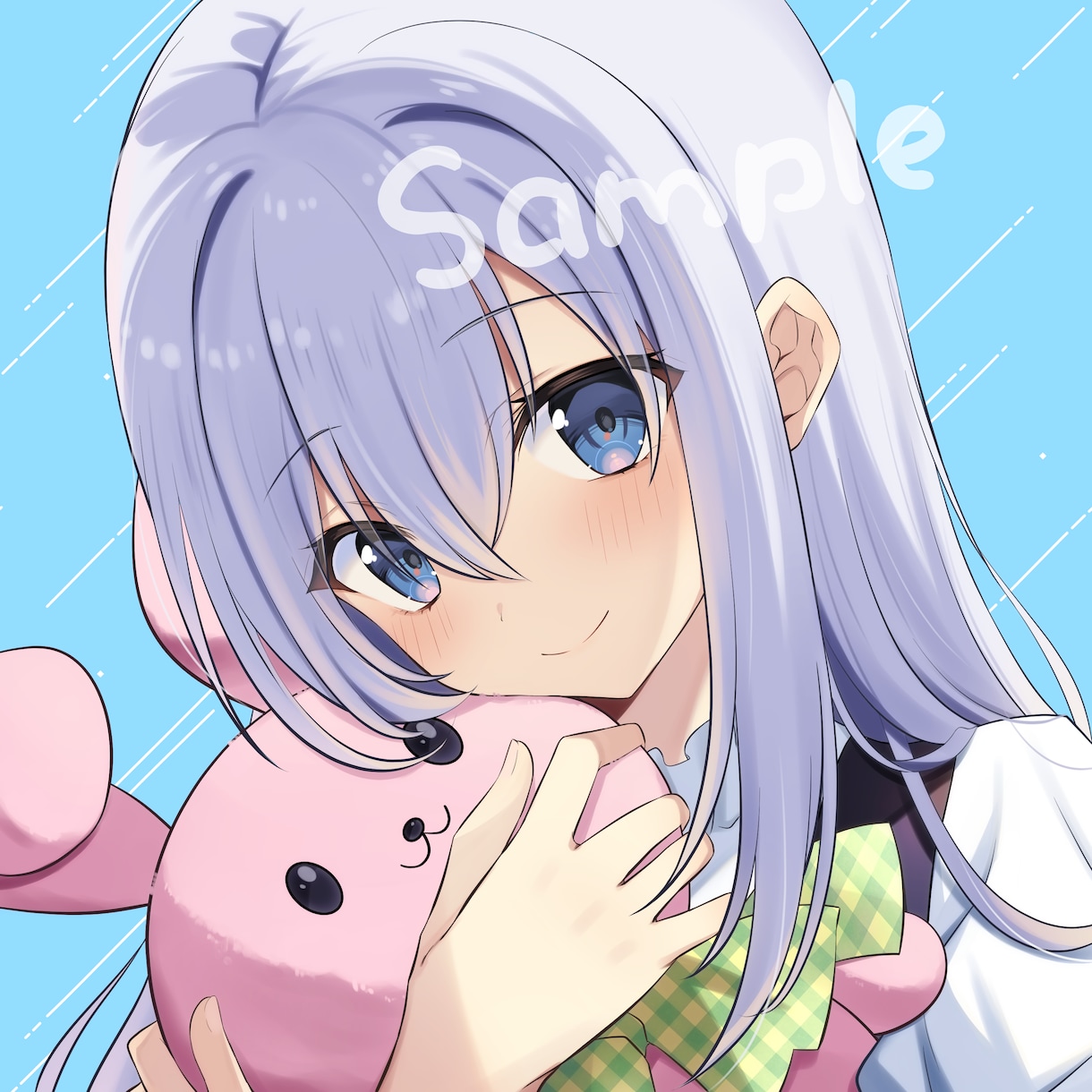 SNSや配信に▶美少女アイコン・イラスト作成します アイコン・サムネ・配信画面・創作紹介・ゲームイラストなどに！ イメージ1