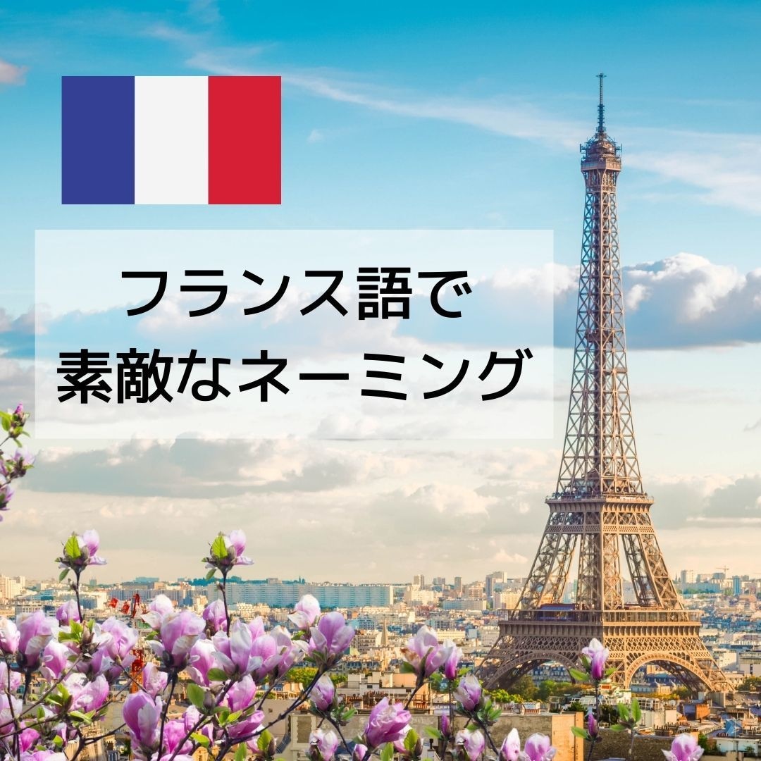 フランス語で素敵なネーミングを考えます お店や商品の名前を魅力あるものにしませんか イメージ1