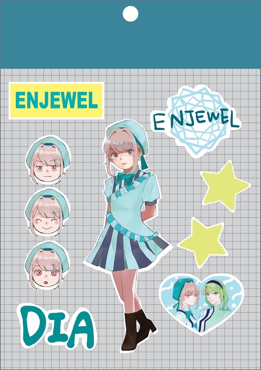 主に女性キャラクターの1枚絵やデザインをします 可愛らしいイラストを作成させて頂きます。 イメージ1