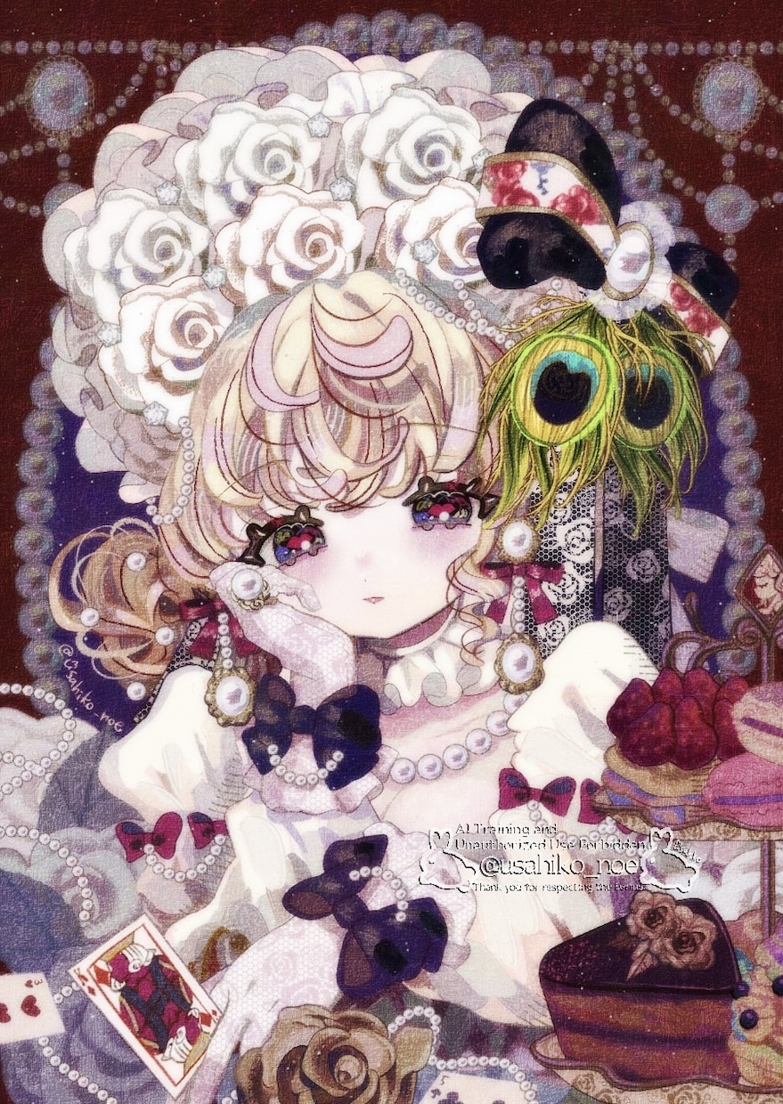 ロココアンティークな世界観のイラストを描きます 華やかで優美な世界観！サムネイルやアイコン、グッズなどに イメージ10