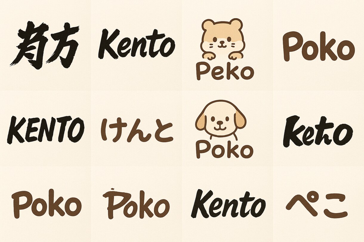 筆文字×かわいいロゴを作ります 筆文字×かわいいロゴに特化したデザインを、制作します。 イメージ3