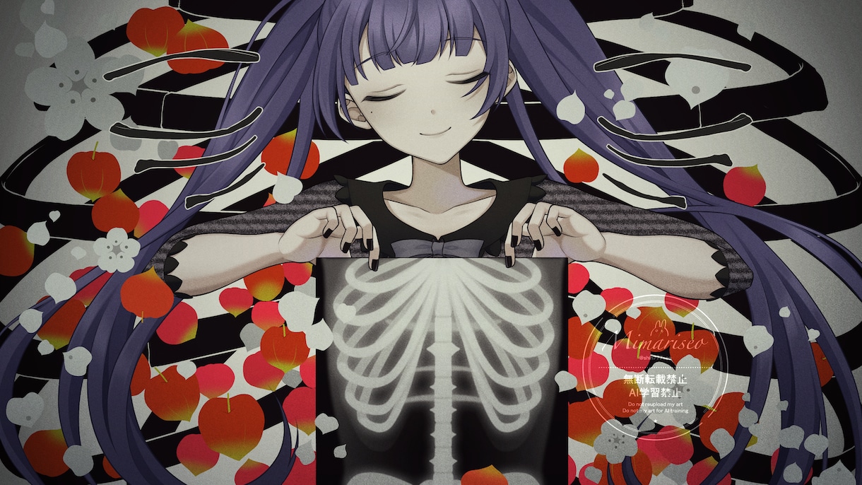 歌ってみた・配信・動画等◆サムネイラスト描きます 歌ってみた・楽曲・各種動画に合わせたイラストを描きます！ イメージ7