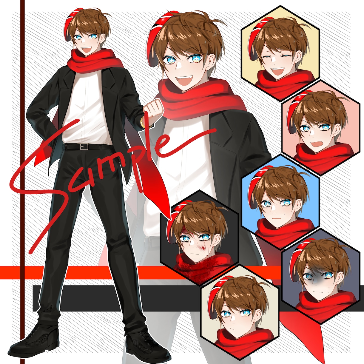 TRPG・ゲーム・立ち絵イラスト描きます 【最短翌日納品！】【かわいい～カッコいいまで！】 イメージ10