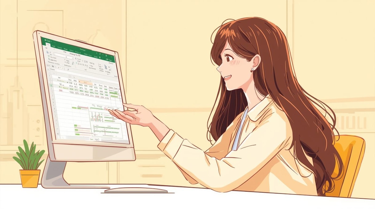 初心者向けのエクセルを個別レッスンいたします 文字の入力から生成AI活用まで、初心者向けになります。 イメージ1