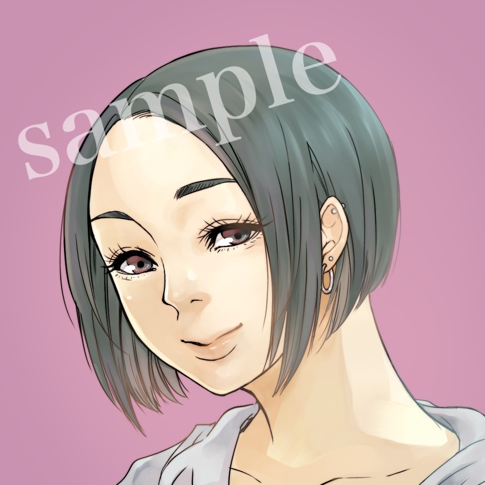 SNS用イラストアイコン作成承ります 似顔絵や創作キャラクター等のイラストアイコンを作成します。 イメージ2
