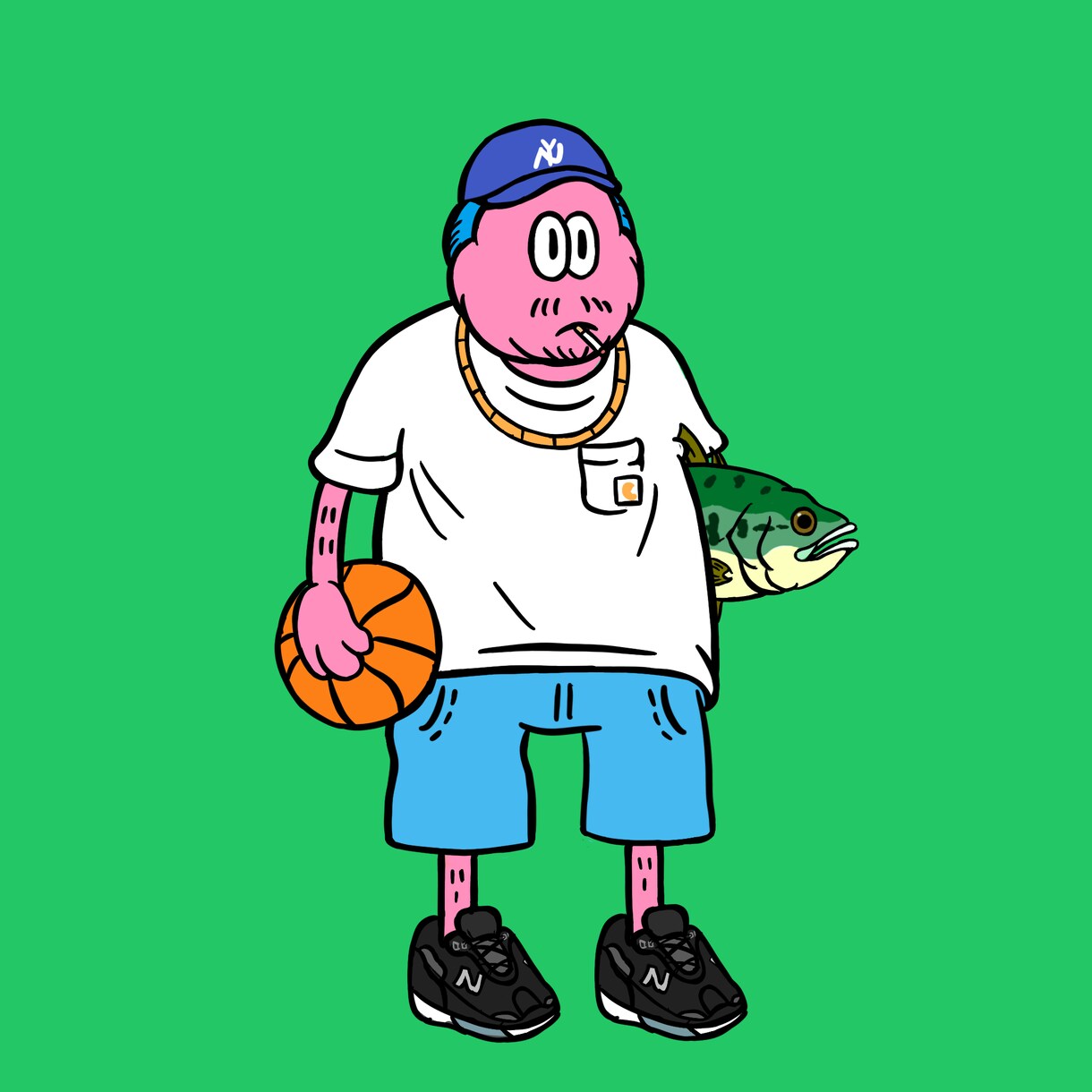 ポップなキャラクターのアイコンを制作します あなたの趣味をイラストで表現しましょう！ イメージ3