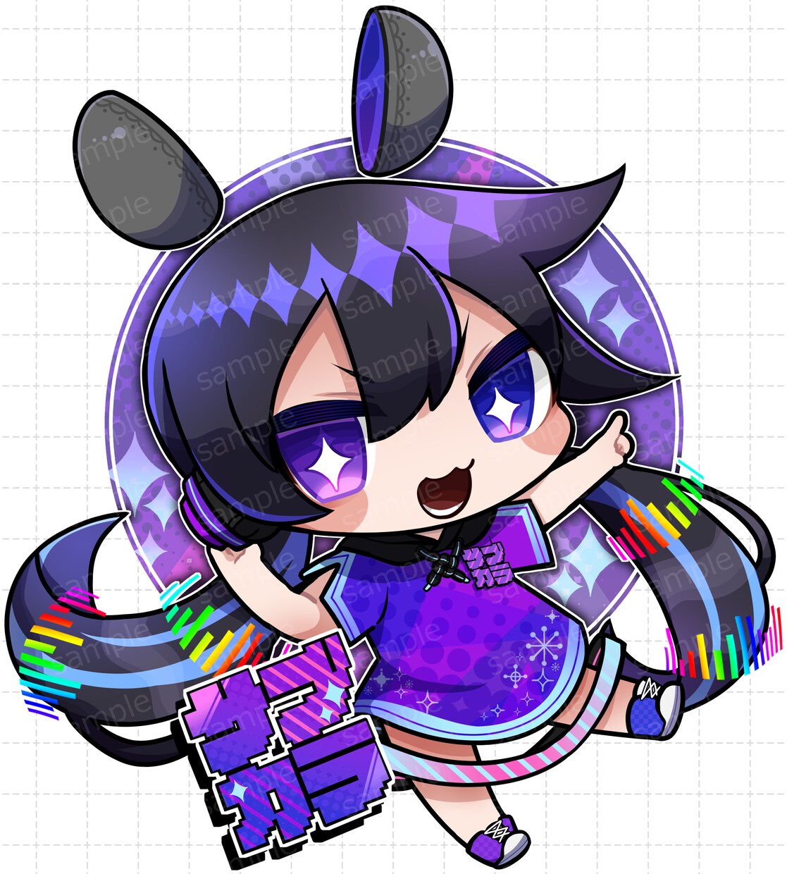 可愛くて鮮やかな小っちゃいキャラを描きます つやつやツルツルしてて美味しそう イメージ5