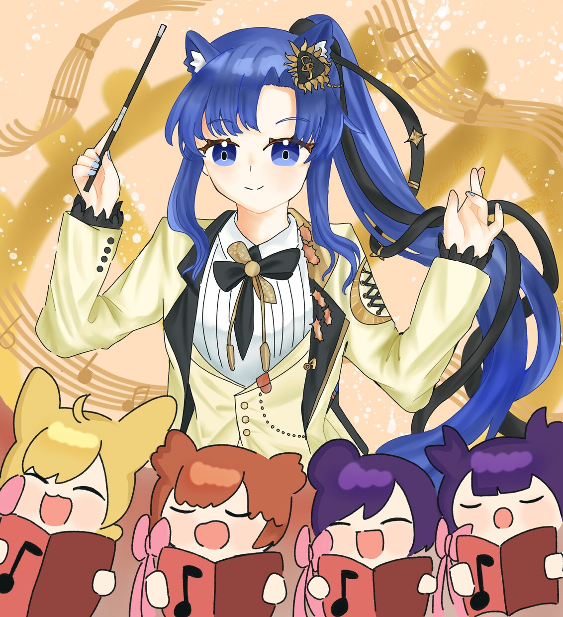 ポップで可愛い1枚絵イラスト描きます 背景も込みでポップで愛くるしいイラスト描きます！ イメージ5