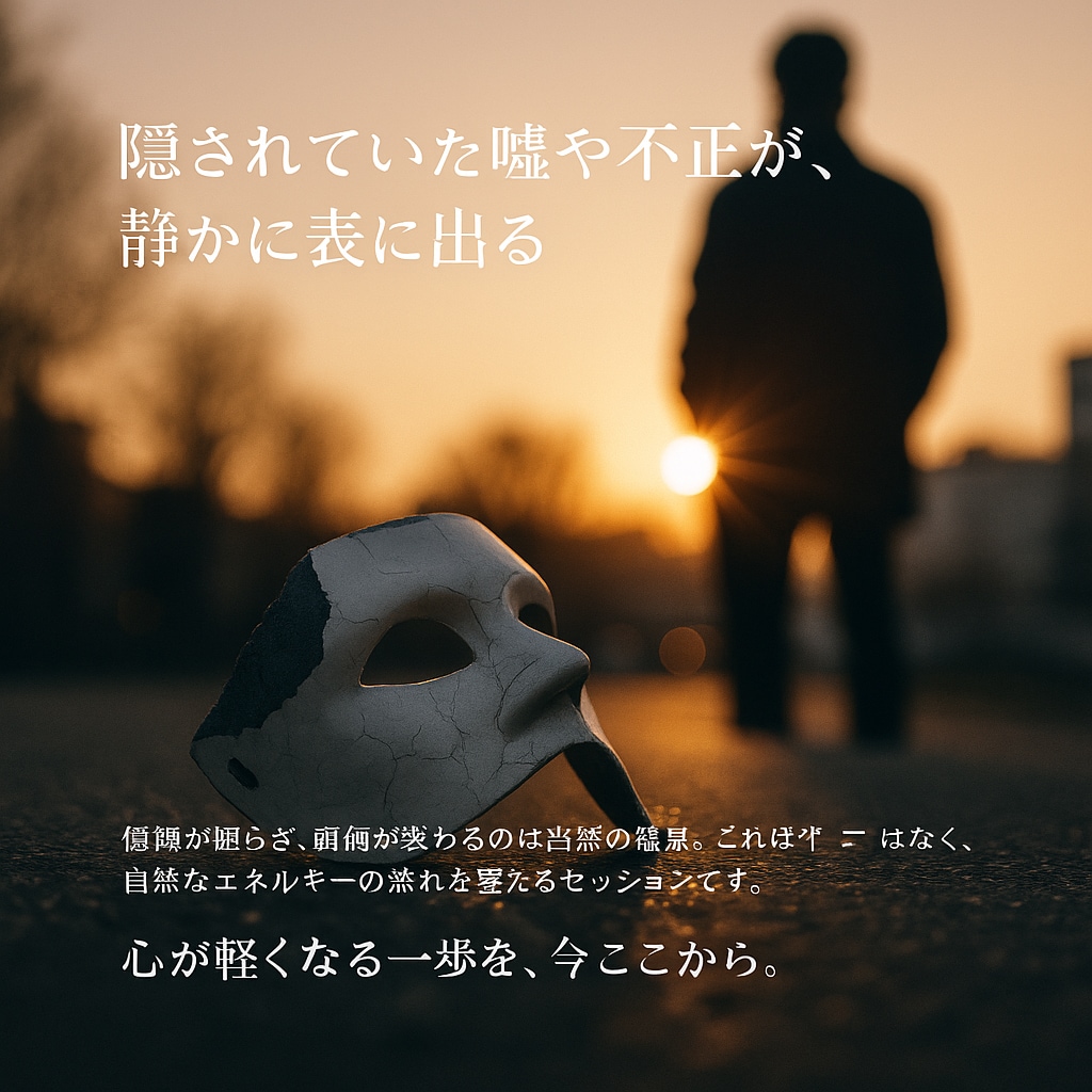 嘘や不正にまみれた人から悩まされている人を救います ズルい人に振り回されている方におすすめです イメージ2