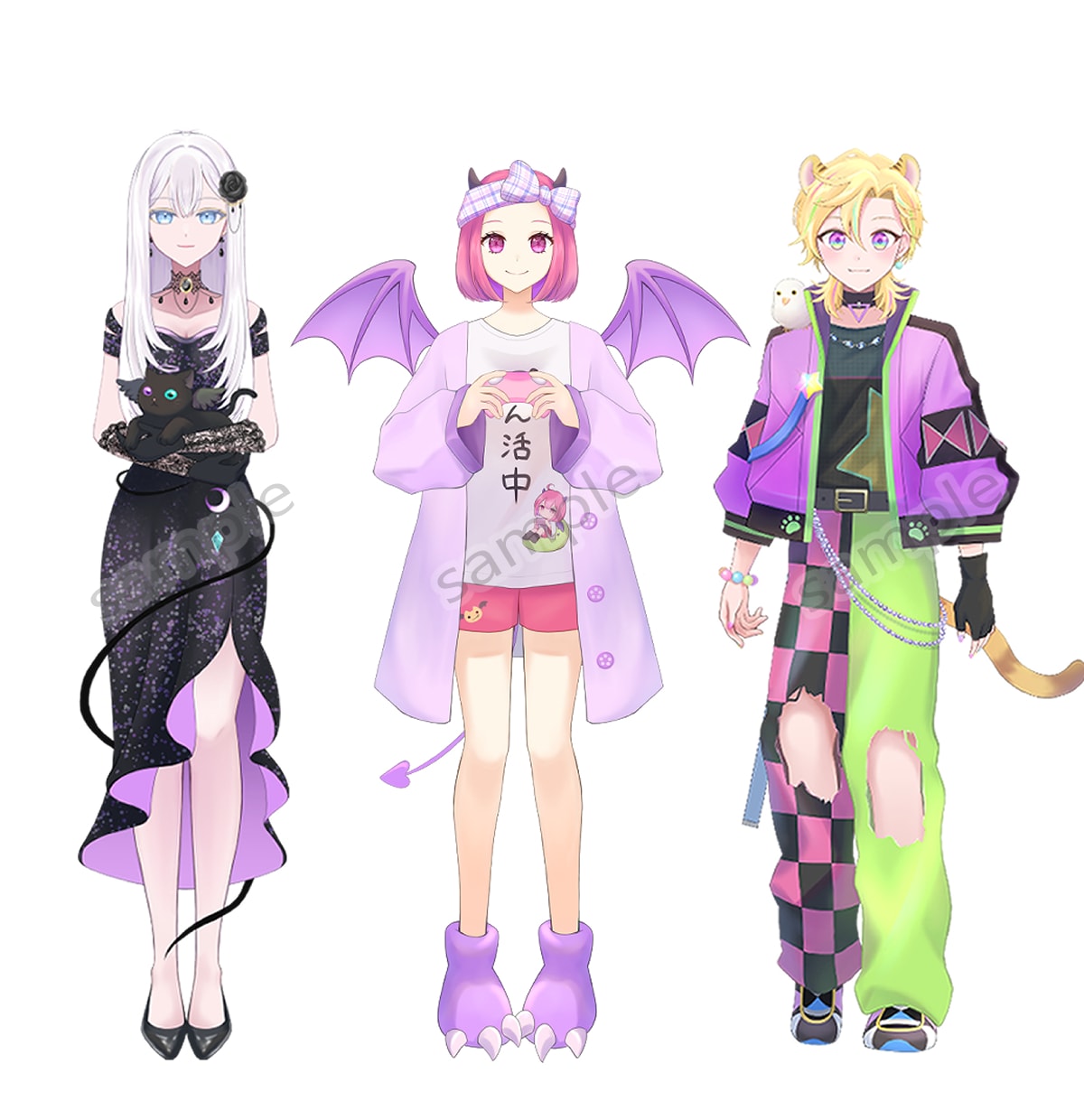 3名様限定価格！Live2Dモデル制作します 元アニメーターがキャラデザから一括制作いたします イメージ6