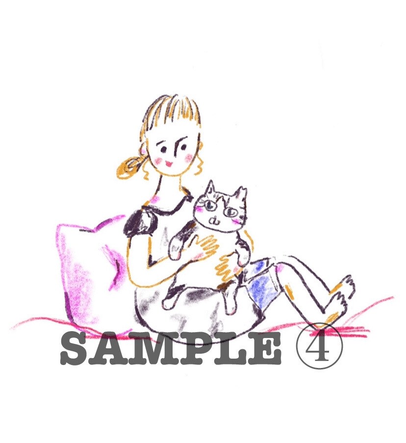 ラフスケッチ風のイラスト、アイコン描きます SNSアイコンや名刺などにご活用下さい♪ イメージ4