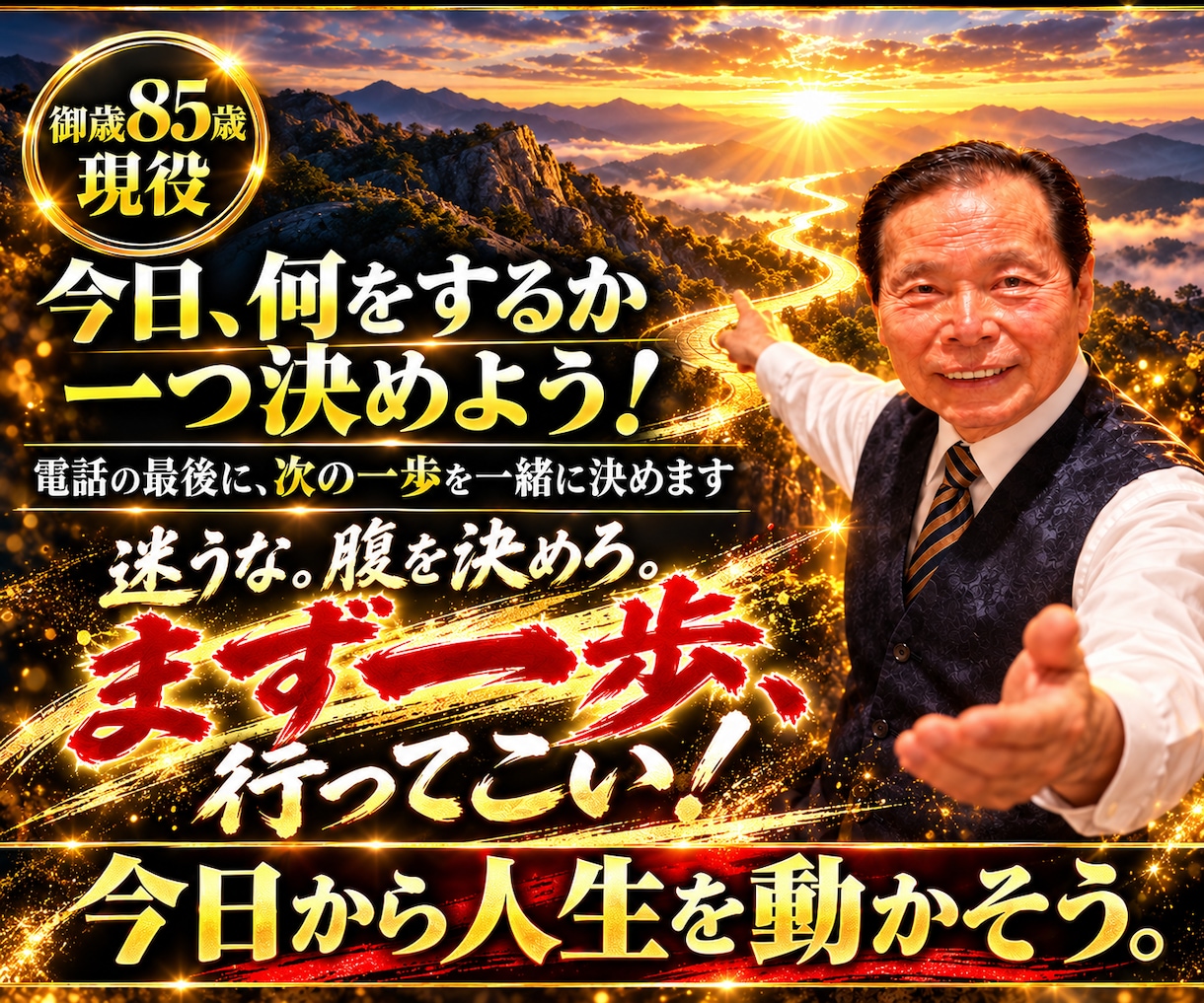 85歳現役が愛のムチであなたを叱咤激励します 人生の岐路に立つ貴方へ！勇気が湧く本気の一喝を届けます イメージ3