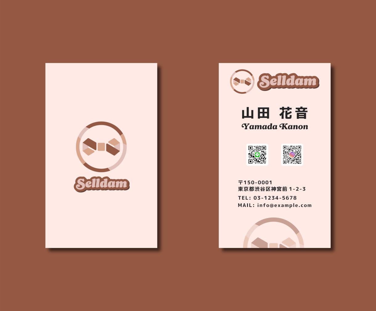 デザインに特化した洗練された名刺を制作致します 修正回数無制限！お店・サービスの温度感が伝わる名刺 イメージ2