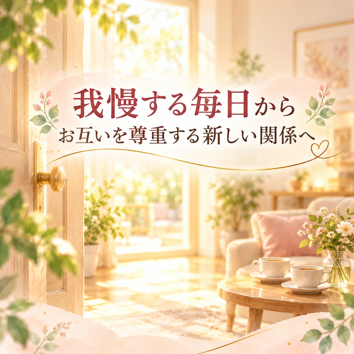 夫婦なのに孤独…誰にも言えない本音を受け止めます 相手に振り回され我慢する人生からお互いを尊重する新しい関係へ イメージ2