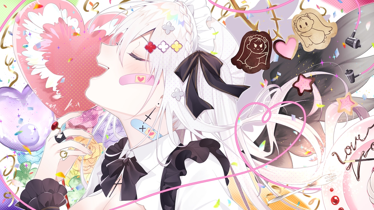 キャラクターイラストお描きします キャラデザ、アイコン、歌ってみた動画、TRPG探索者など！ イメージ4