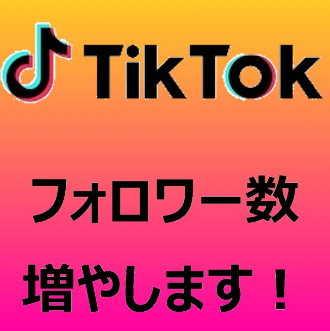 Tik Tokフォロワーさん増やします 高品質★tiktokフォロワー+1000人～★減少ほぼなし！ イメージ1
