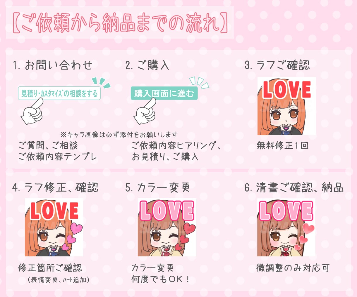 Twitch・YouTube配信スタンプ制作します １点からご依頼OK！お値打ちな差分あり！ イメージ7