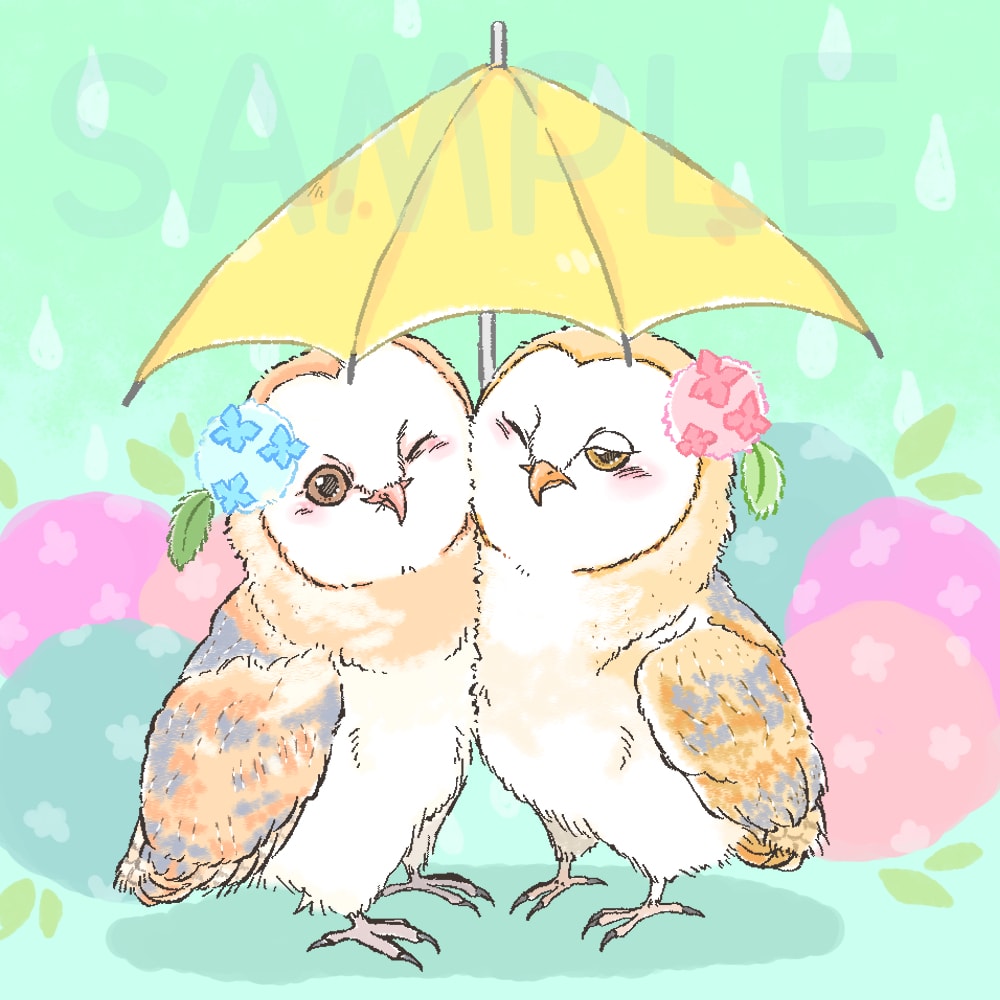かわいい動物・ペット×ファッションイラスト描きます 動物に小物やお菓子を着飾ります☆好きな生き物 イメージ3