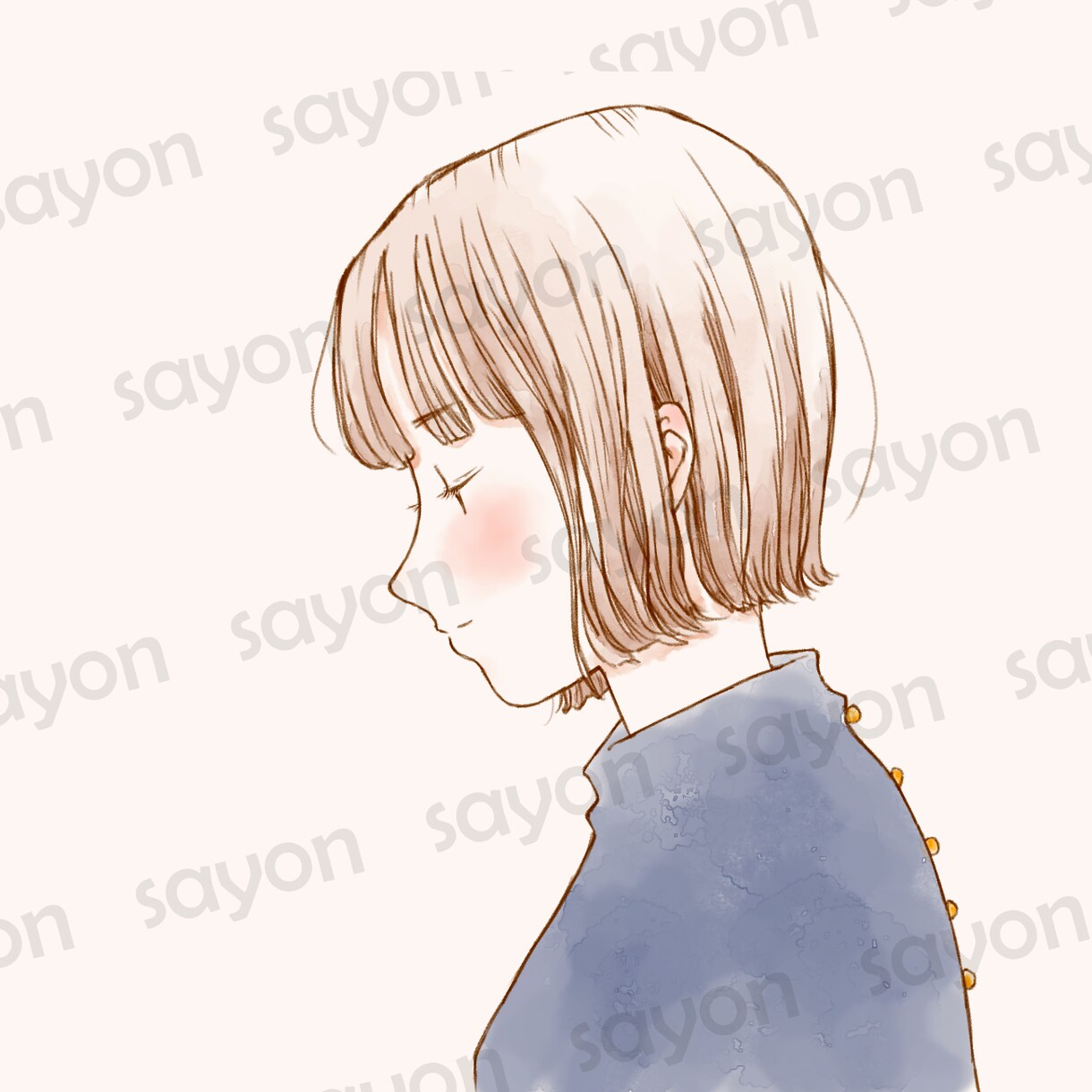 イラスト多数/完成品イラストを販売しています ゆるふわ/おしゃれ/フェミニン/ナチュラルシリーズ② イメージ6