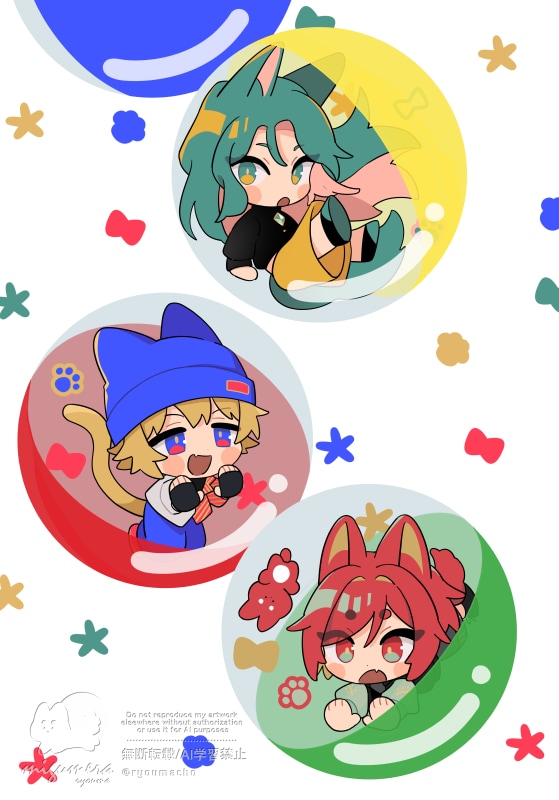 ミニキャライラスト制作します 配信素材、オリキャラのちびキャラ化、グッズ絵などに イメージ8