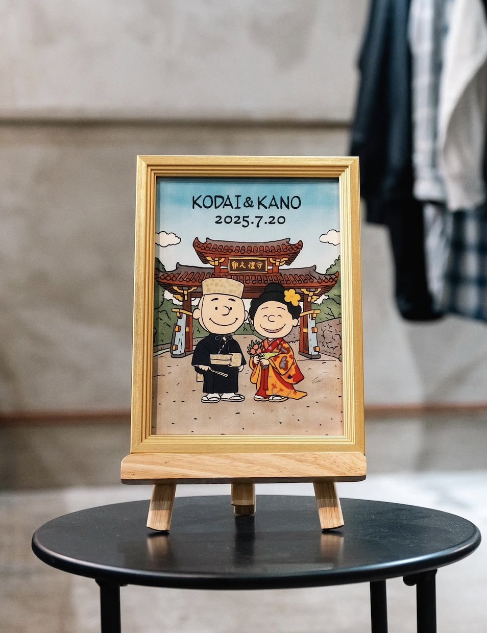 スヌーピー風にウェルカムボードの似顔絵描きます 結婚式のウェルカムボードやプレゼントご注文の方にオススメ！ イメージ4