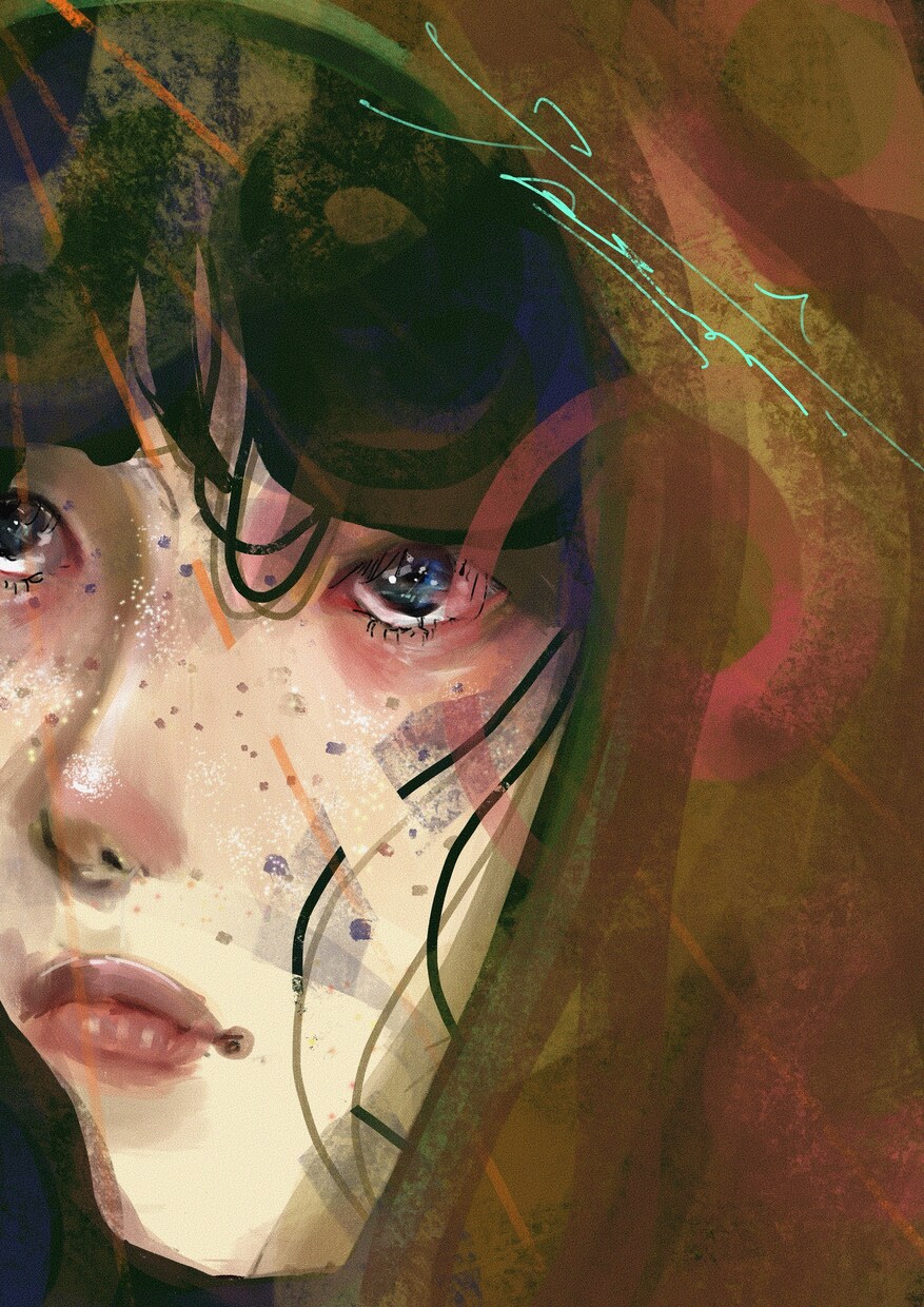 あなたの依頼を唯一無二で描きます 独特な世界観の絵を油絵風に描きます。 イメージ3