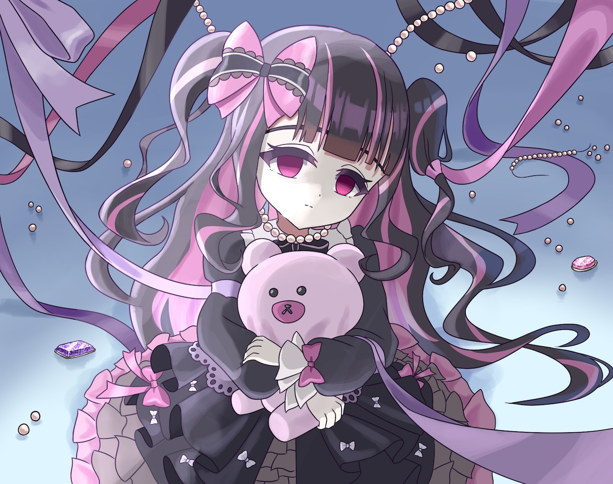 可愛い女の子のイラスト描きます SNS、動画のサムネイル、鑑賞用などにどうぞ！ イメージ1