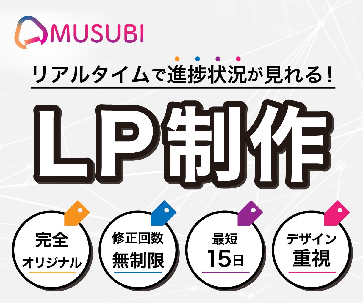 年末特別価格！完全オリジナルLPを制作します 高品質＆戦略的なデザインで完全オリジナルLP作ります イメージ1