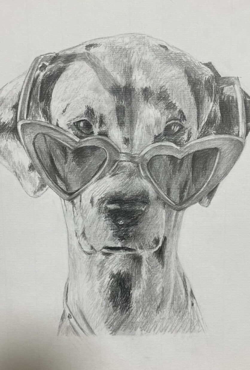 愛猫・愛犬の似顔絵をリアルタッチで描きます 写真から、毛並みと瞳の表情まで丁寧に描き起こします イメージ2