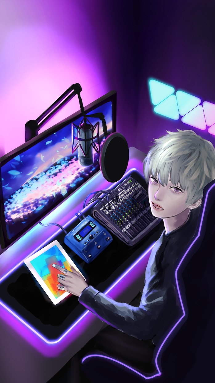VTuber用キャラデザからモデリング致します キャラクターデザイン、モデリング込み最短14日で制作します。 イメージ3