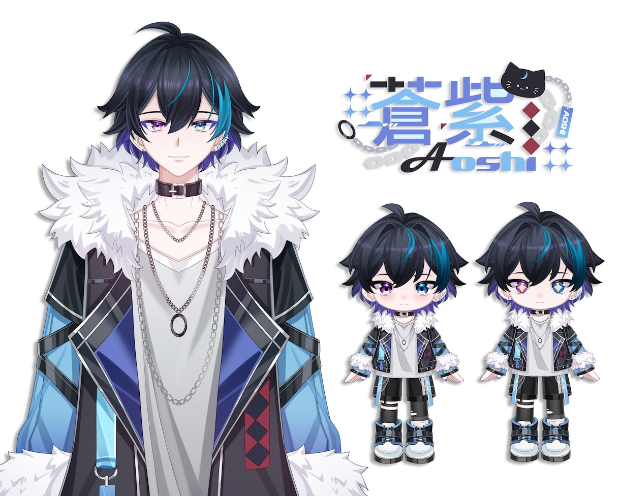 Vtuberデビューセットを一括制作します 男性、女性Vtuber向け！全部揃う！企業並みLive2d！ イメージ2