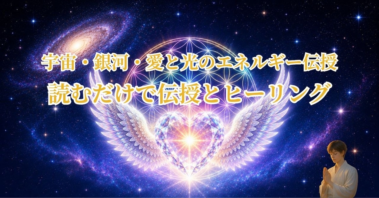 宇宙から降り注ぐ銀河・宇宙・愛と光の伝授をします 御守り付・宇宙、銀河、星を感じ愛と光の波動を広げていきます。 イメージ4