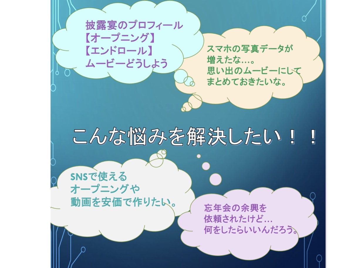 動画編集いたします 記録を感動に！あなたの想いをお手伝いします！ イメージ3