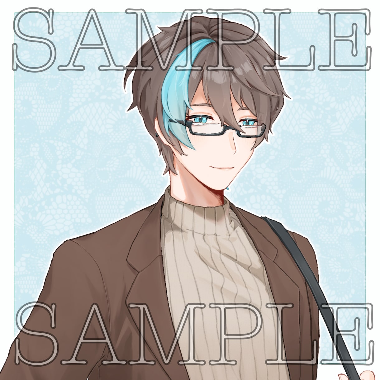 立ち絵やSNS使用可のアイコンイラストを制作します かわいいからかっこいいまで幅広くお承ります！ イメージ1