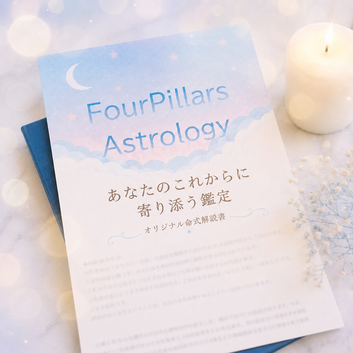 あなたのこれからに寄り添う鑑定を届けます これからの３年間をあなたらしく歩むヒントを伝えます。 イメージ1