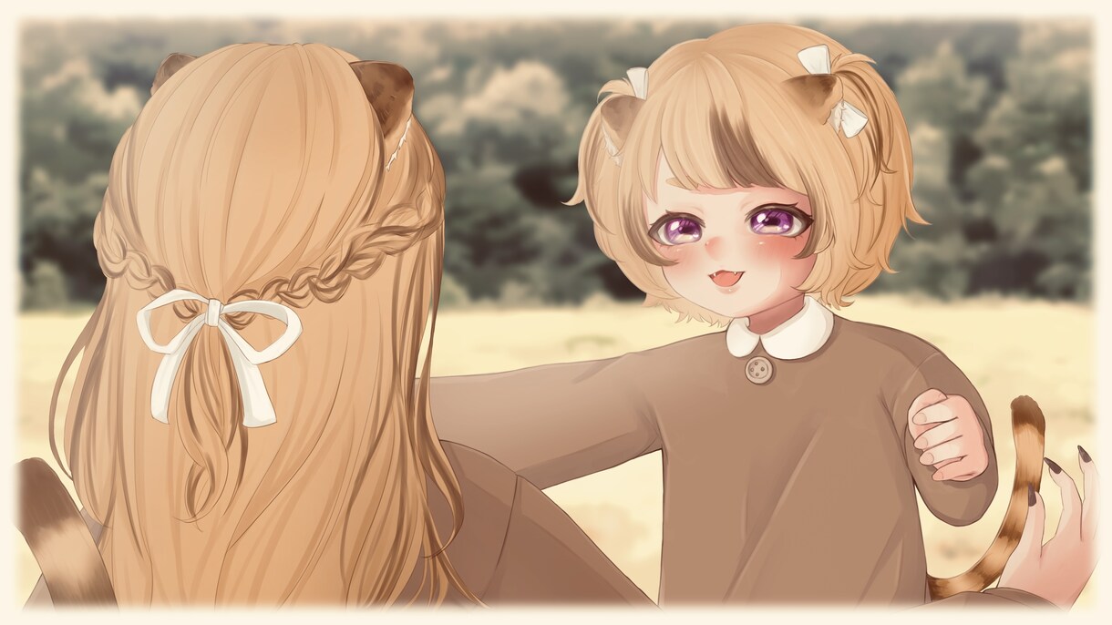 雰囲気を合わせたイラストを制作いたします 厚塗りからアニメ塗りまで好みのイラストを制作します！ イメージ1