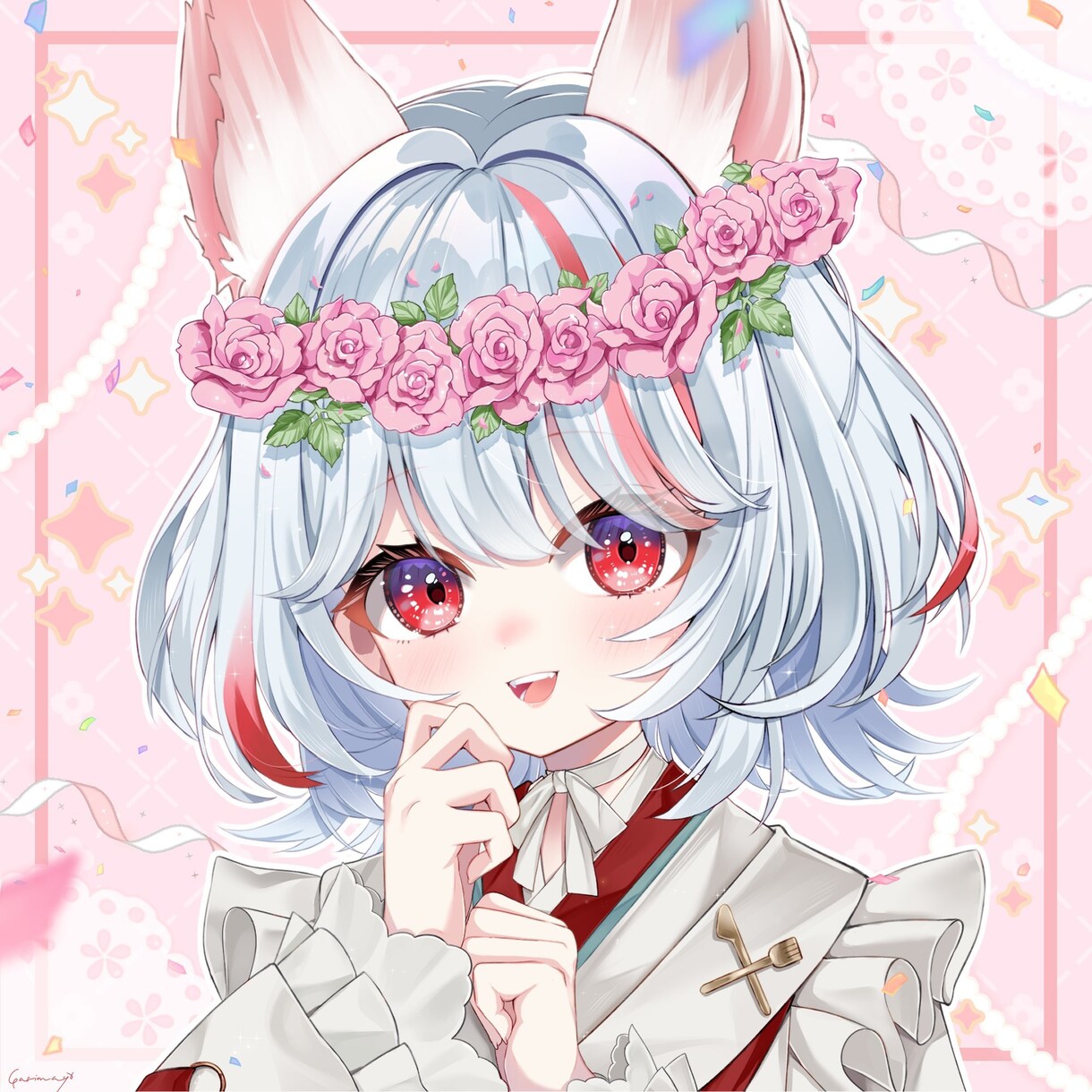 Vtuber・OCの一枚絵、立ち絵お描きします カラフルでポップ！かわいくてイキイキしたイラストならお任せ！ イメージ5