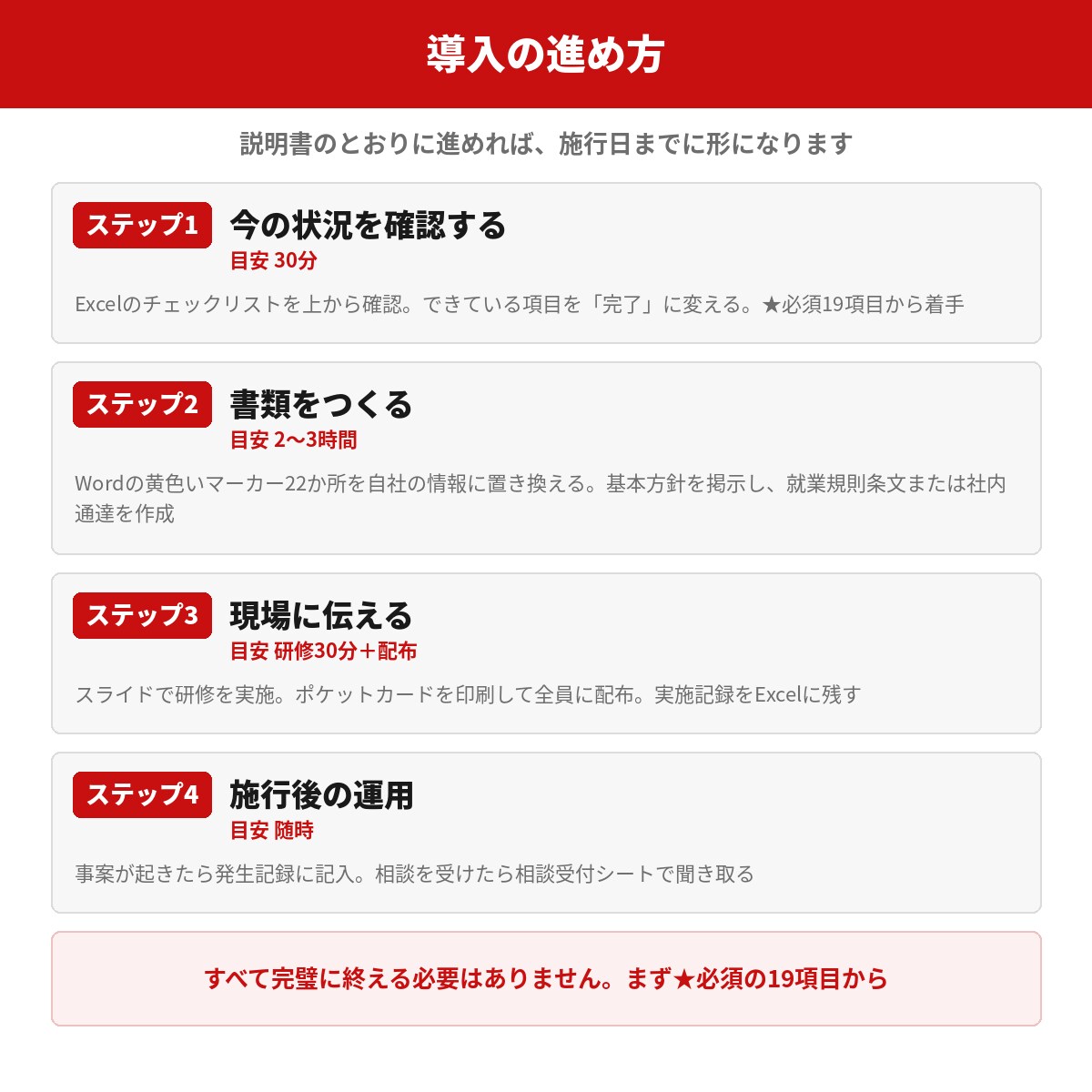 カスハラ義務化対応の規程一式を作ります 施行まで残り16日。就業規則にすぐ追記できます イメージ8