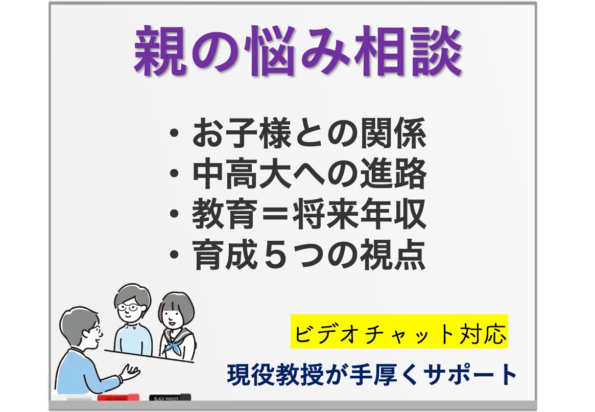 全力支援｜親がやるべき教育を親身にサポートします ⭐️【脱・失敗】学年最下位〜東大医学生までの進路相談アリ⭐️ イメージ10