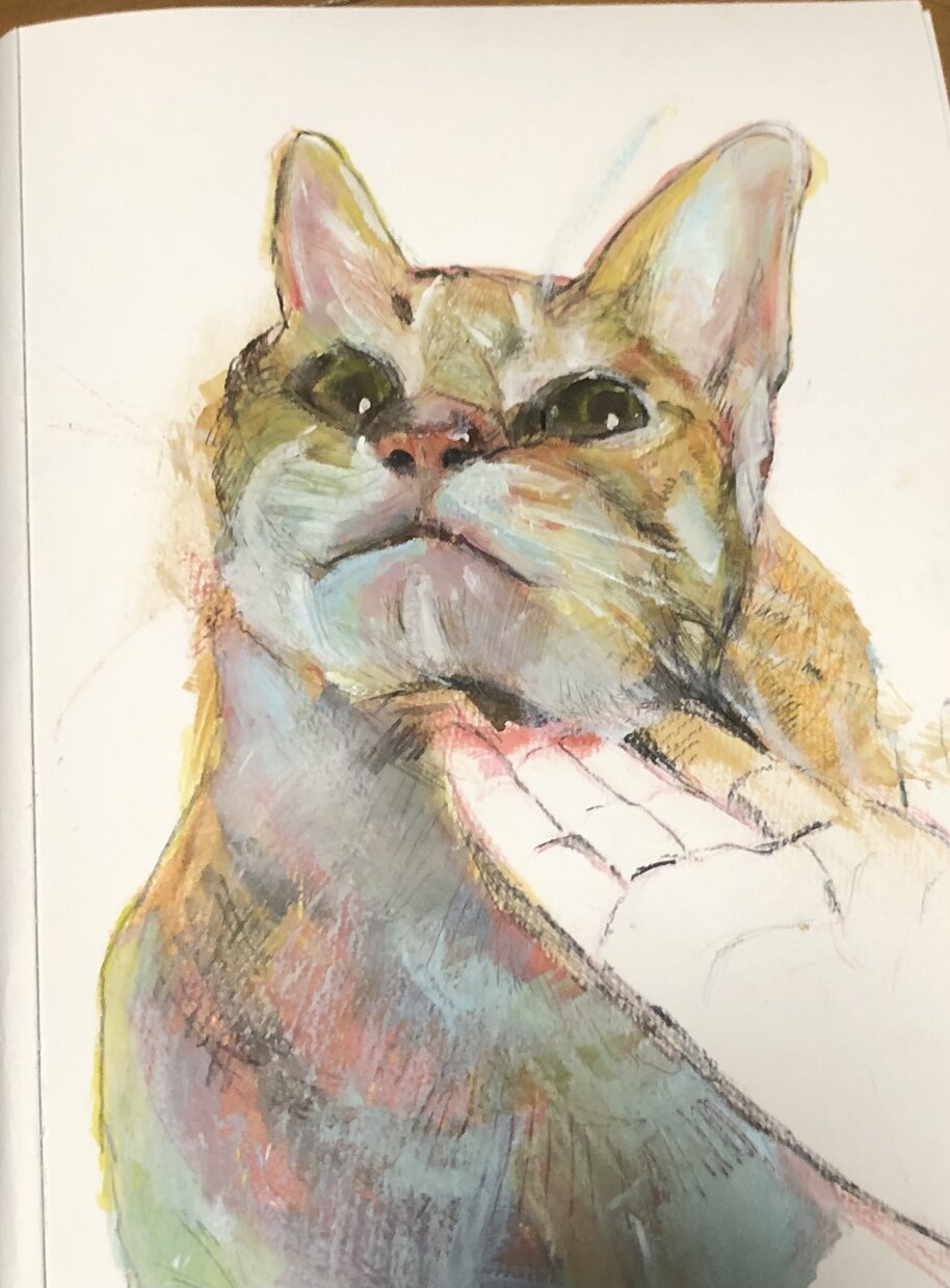動物のイラストを絵画タッチに描きます 大好きな家族(動物)をそっくりに絵に描いてもらいたい方へ イメージ3