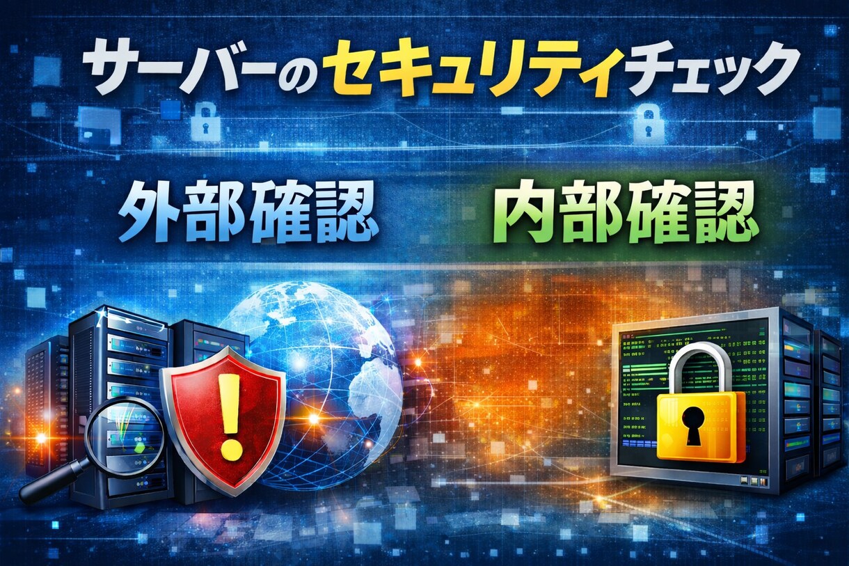 サーバーの簡易セキュリティチェックをおこないます 本番運用前の最低限チェックに対応します イメージ1