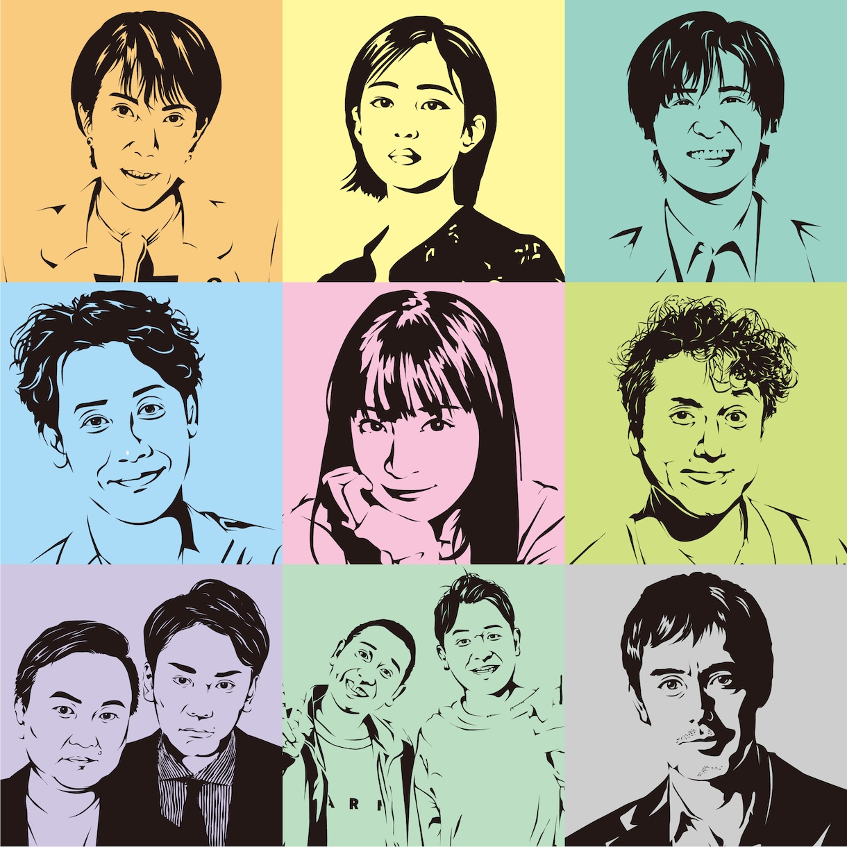 ひと味違う似顔絵シルエット描きます ビジネスを加速させる「シルエット似顔絵」を提供します。 イメージ1