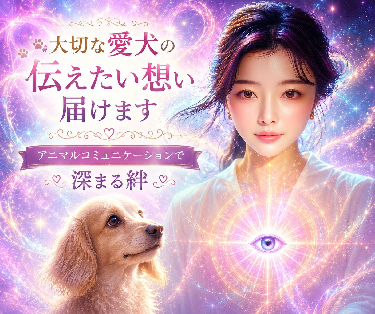 大切な愛犬の伝えたい想い届けます アニマルコミュニケーションで深まる絆 イメージ1