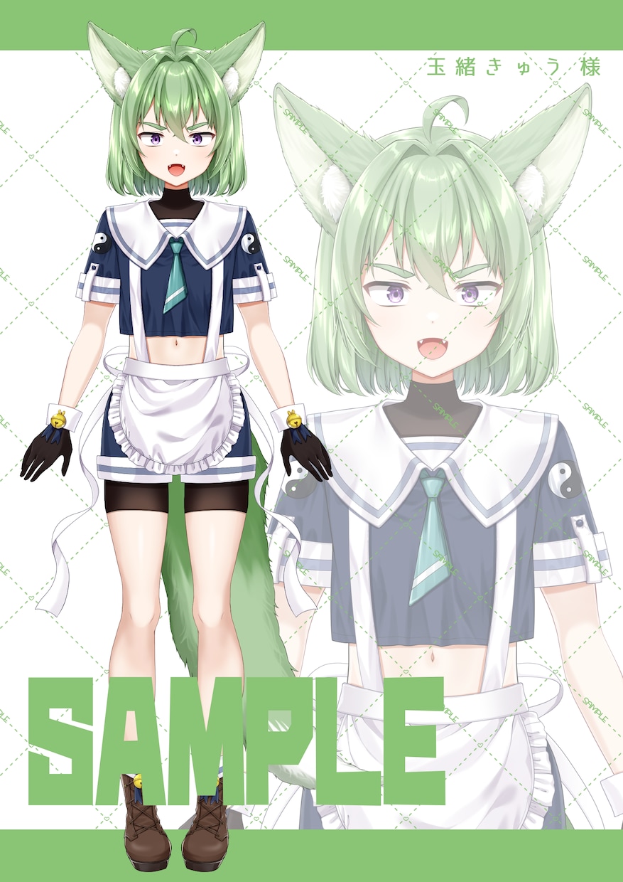 Vtuber向けLive2D用イラストを作成します キャラデザ、イラスト、パーツ分けまでお任せください！ イメージ9