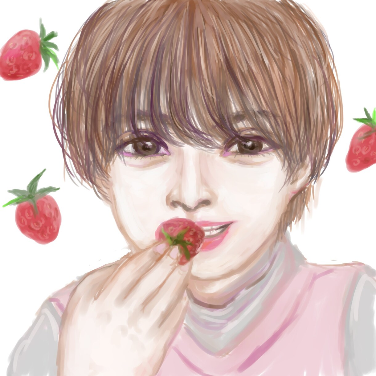 魅力的なSNSアイコン描きます かわいいやかっこいいアイコンを早く提供します！ イメージ6