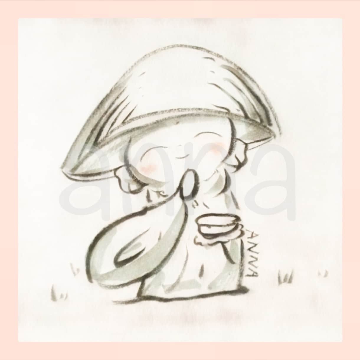 ほっこり優しい可愛い墨絵を描きます ココナラ出展を記念して特別価格でご提供!（8月31日まで） イメージ2