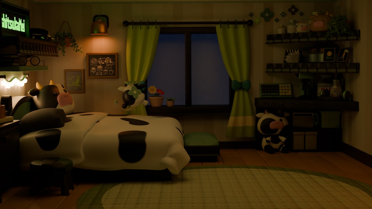 3D配信ルーム！Vtuber部屋をお作りします あなただけのミニチュアのような3D背景をお作りします！ イメージ2
