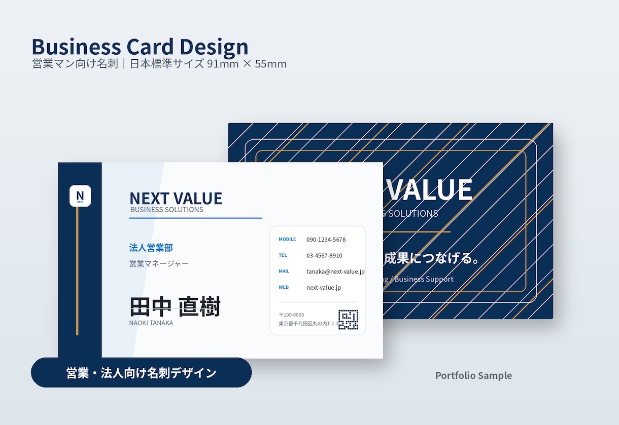 印刷入稿まで安心な名刺・ショップカードを作成します 個人事業主・店舗向け｜確認用PDF＋印刷用データまで対応 イメージ2
